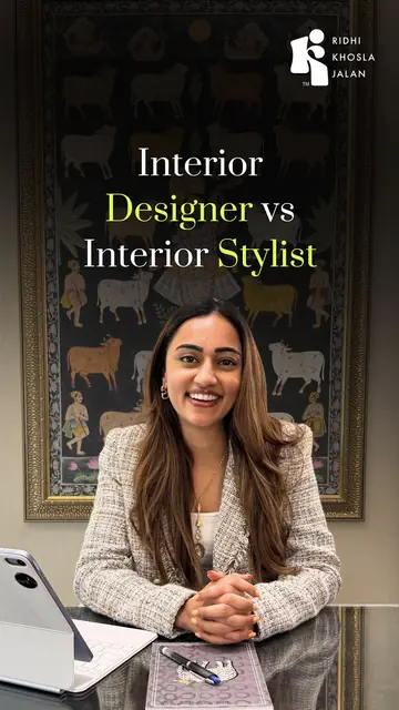 Reel: interior designer vs interior stylist explainer